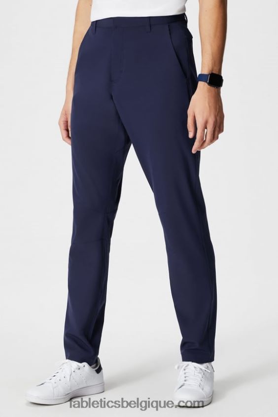 le seul pantalon (coupe classique) Hommes Fabletics 404P0T3037 bleu marine profond