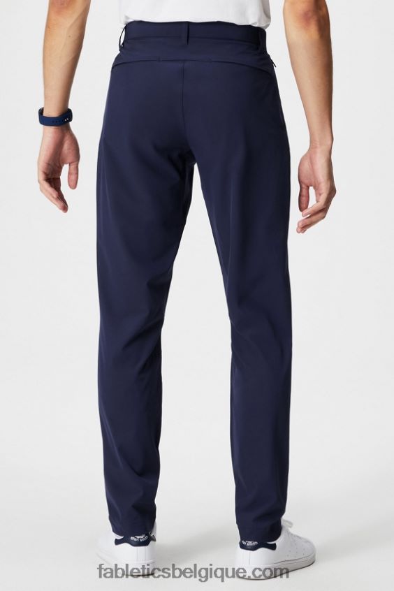 le seul pantalon (coupe classique) Hommes Fabletics 404P0T3037 bleu marine profond