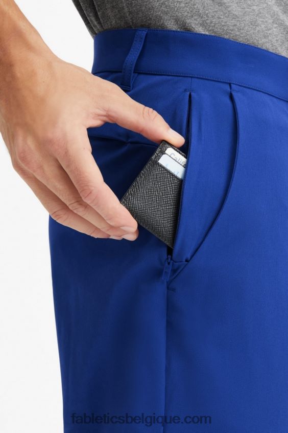 le seul pantalon (coupe classique) Hommes Fabletics 404P0T3039 bleu français