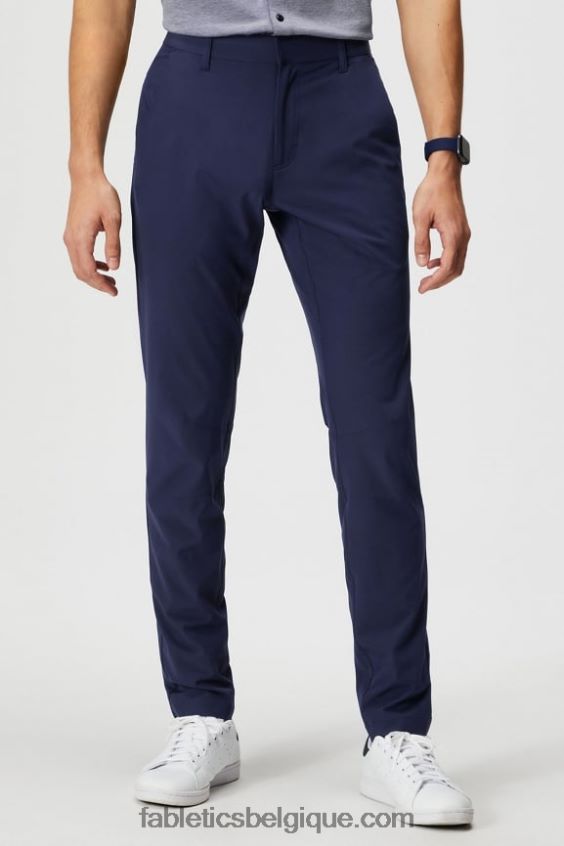 le seul pantalon (coupe slim) Hommes Fabletics 404P0T3080 bleu marine profond