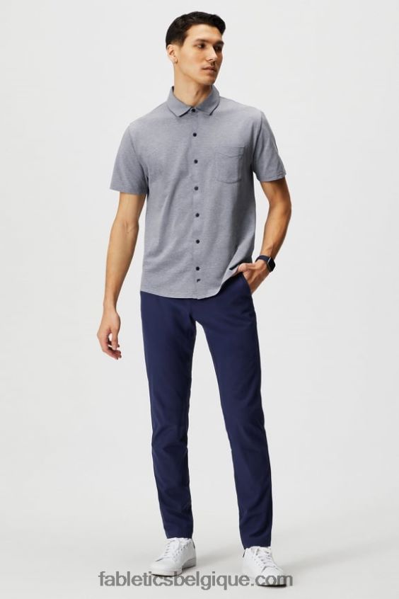 le seul pantalon (coupe slim) Hommes Fabletics 404P0T3080 bleu marine profond