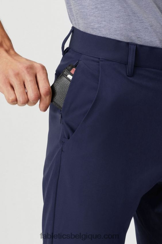 le seul pantalon (coupe slim) Hommes Fabletics 404P0T3080 bleu marine profond