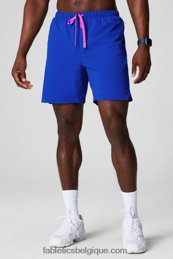 celui court (doublé) 139 Hommes Fabletics 404P0T3169 celeste/passion folie estivale