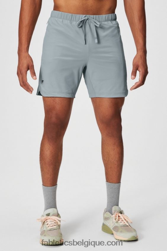 celui court (doublé) 140 Hommes Fabletics 404P0T3173 gris ombre