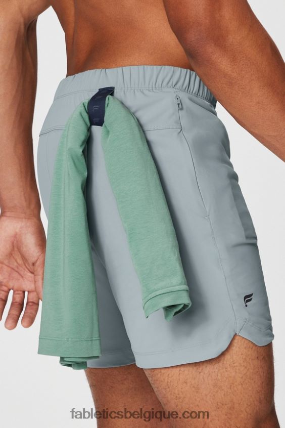 celui court (doublé) 140 Hommes Fabletics 404P0T3173 gris ombre