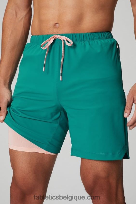 celui court (doublé) 141 Hommes Fabletics 404P0T3177 marée de miami