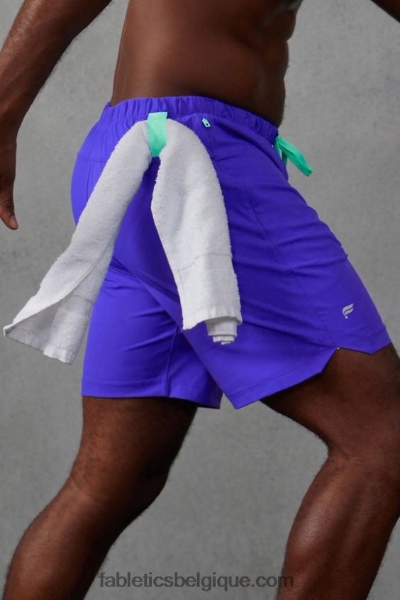 celui court (doublé) 141 Hommes Fabletics 404P0T3178 extrême royal