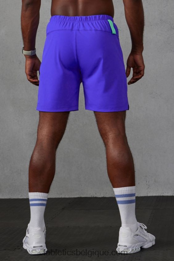 celui court (doublé) 141 Hommes Fabletics 404P0T3178 extrême royal