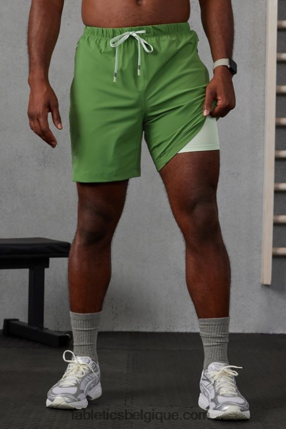 celui court (doublé) 141 Hommes Fabletics 404P0T3179 néo olive
