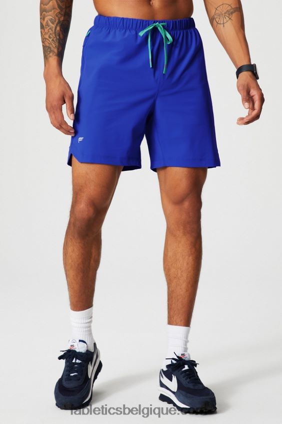 celui court (doublé) 142 Hommes Fabletics 404P0T3182 bleu oxford
