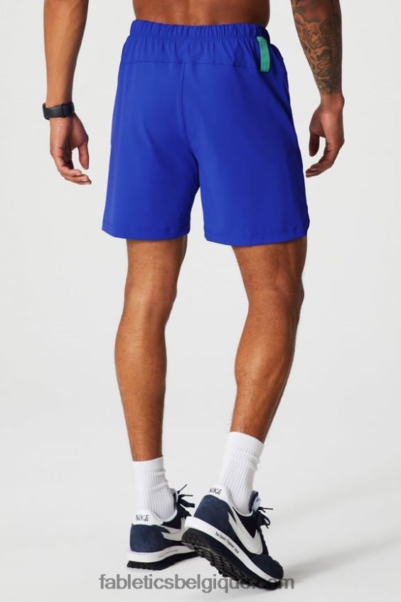 celui court (doublé) 142 Hommes Fabletics 404P0T3182 bleu oxford
