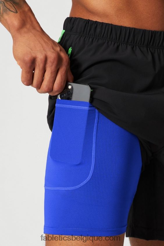 celui court (doublé) 142 Hommes Fabletics 404P0T3184 pointe de tilleul sauvage