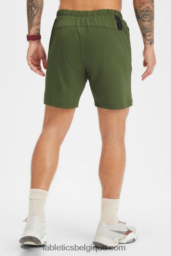 celui court (doublé) 143 Hommes Fabletics 404P0T3188 mousse noire