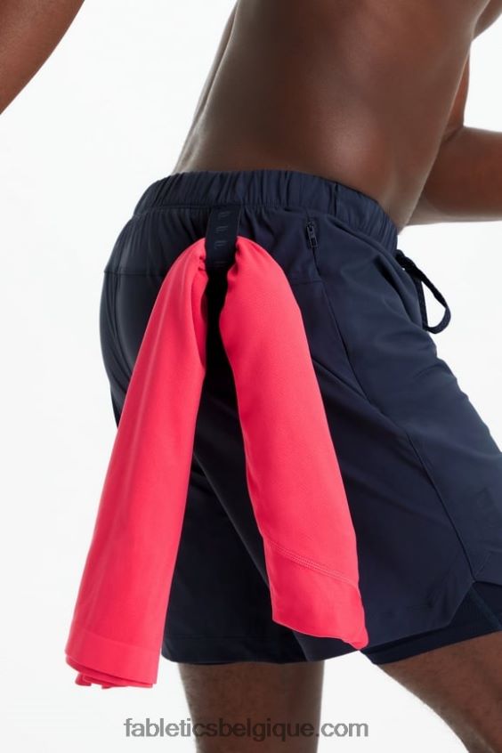 celui court (doublé) 143 Hommes Fabletics 404P0T3190 marine classique