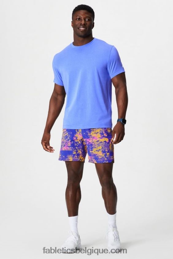 celui qui est court 151 Hommes Fabletics 404P0T3229 bruit ambiant jaune coucher de soleil