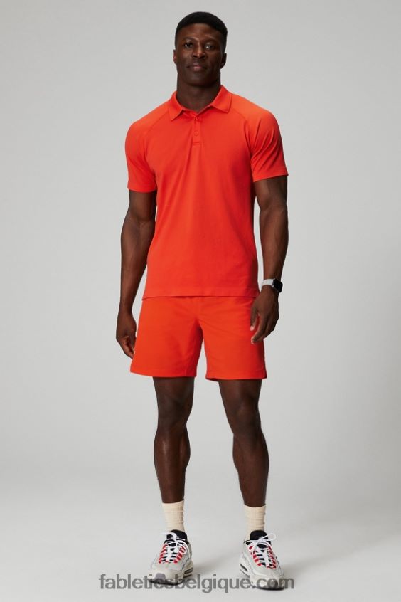 celui qui est court 152 Hommes Fabletics 404P0T3234 tomate ancienne