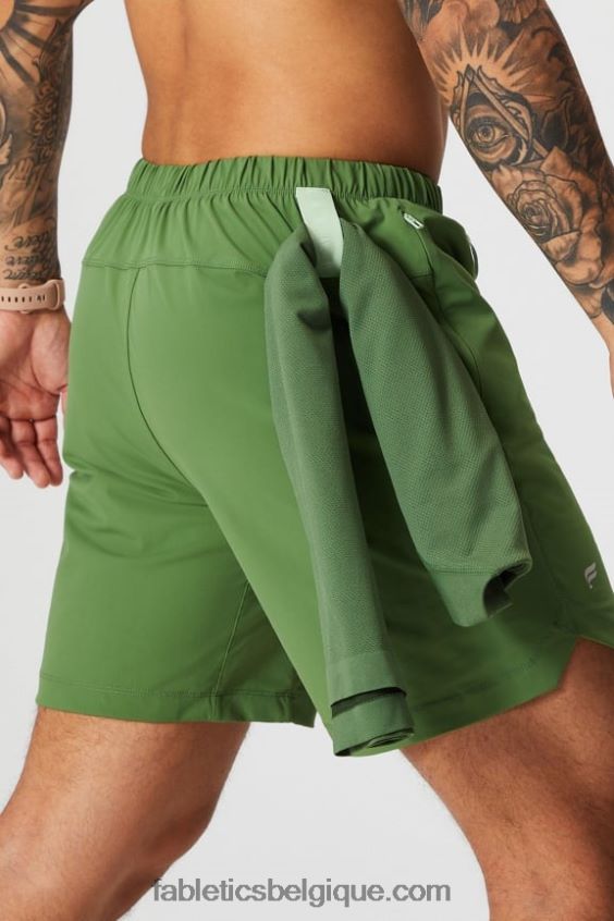 celui qui est court 154 Hommes Fabletics 404P0T3243 néo olive