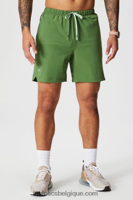 celui qui est court 154 Hommes Fabletics 404P0T3243 néo olive