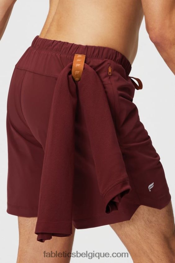 celui qui est court 155 Hommes Fabletics 404P0T3251 rouge adrénaline