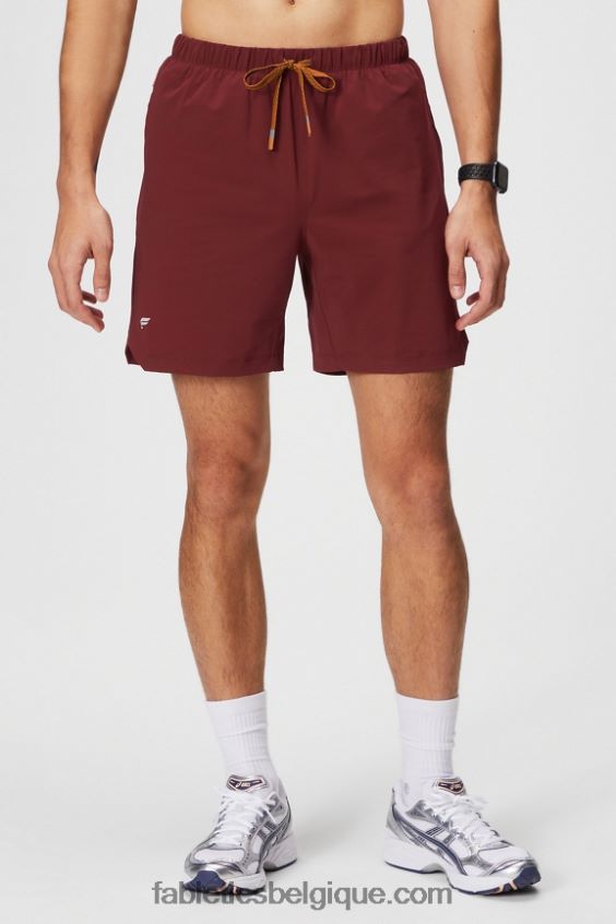 celui qui est court 155 Hommes Fabletics 404P0T3251 rouge adrénaline