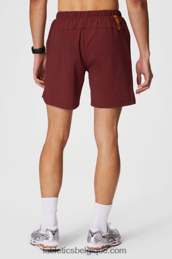 celui qui est court 155 Hommes Fabletics 404P0T3251 rouge adrénaline