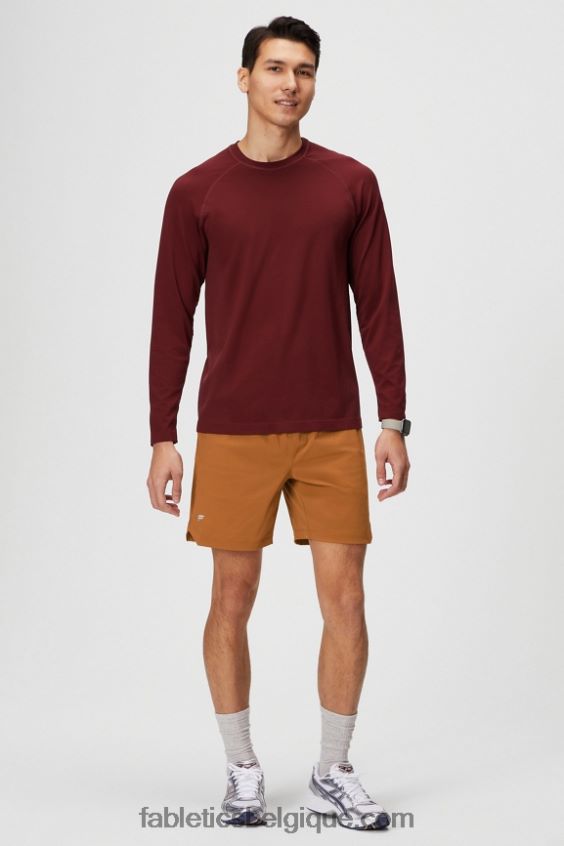celui qui est court 156 Hommes Fabletics 404P0T3252 rouille vintage