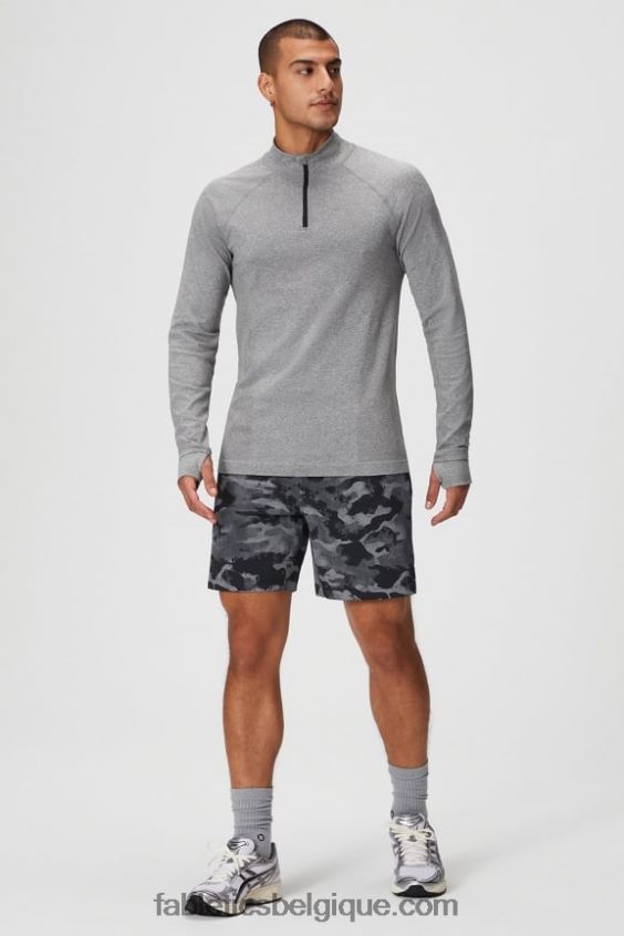 celui qui est court 156 Hommes Fabletics 404P0T3253 camouflage noir