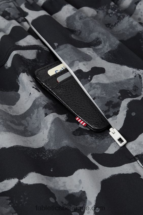 celui qui est court 156 Hommes Fabletics 404P0T3253 camouflage noir