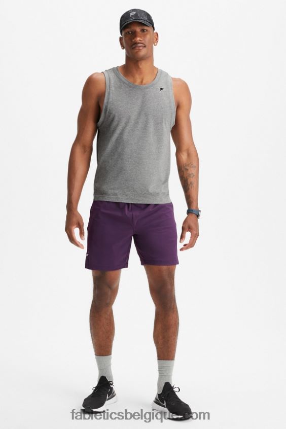 celui qui est court 156 Hommes Fabletics 404P0T3255 Vin chaud