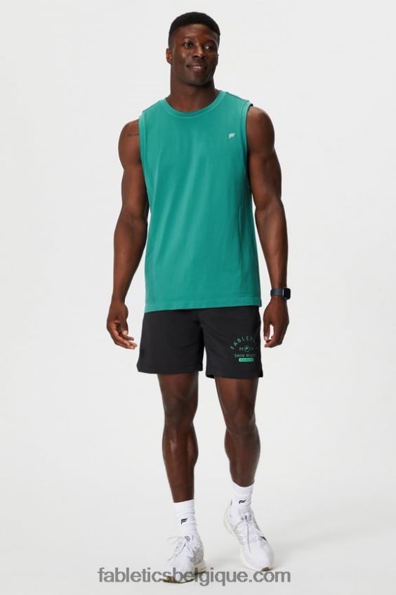 celui qui est court 166 Hommes Fabletics 404P0T3367 bain noir