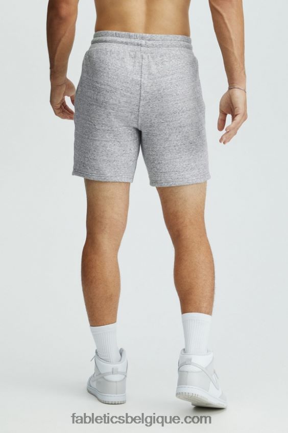 le court d\'après-match Hommes Fabletics 404P0T3349 gris chiné
