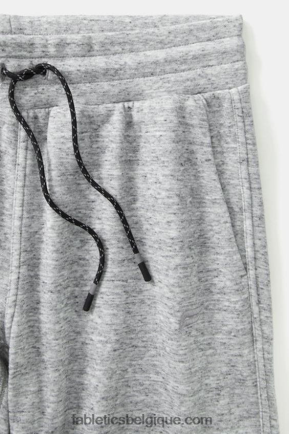 le court d\'après-match Hommes Fabletics 404P0T3349 gris chiné
