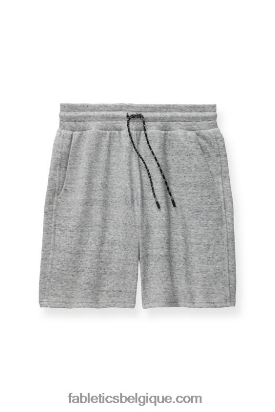 le court d\'après-match Hommes Fabletics 404P0T3349 gris chiné