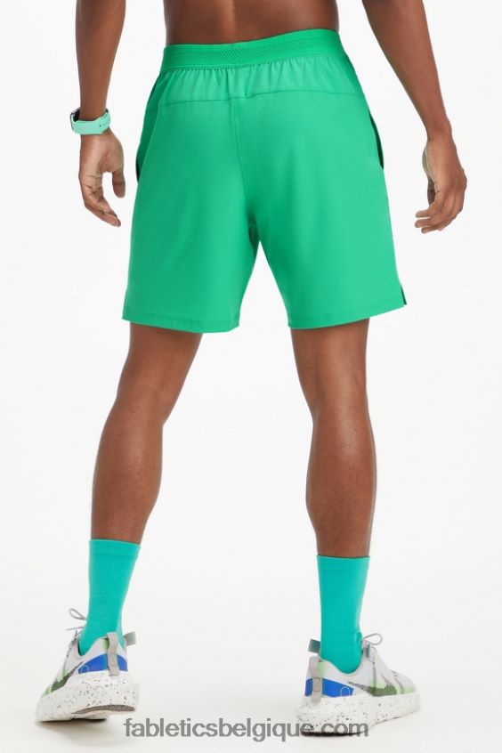 le court fondamental 164 Hommes Fabletics 404P0T3335 essentiel vert perforé