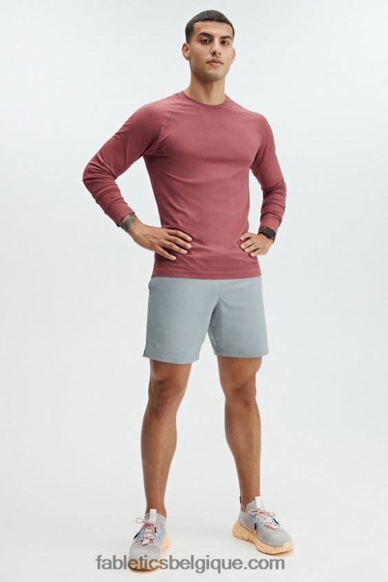 le court fondamental 164 Hommes Fabletics 404P0T3338 gris ombre