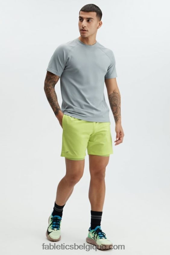 le court fondamental 165 Hommes Fabletics 404P0T3342 chaux fanée