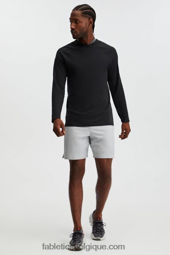 le court fondamental 165 Hommes Fabletics 404P0T3343 gris minéral
