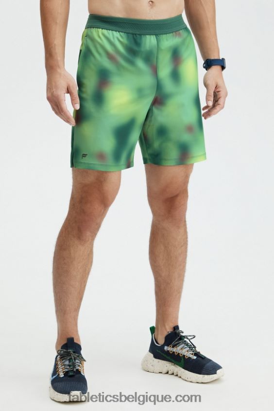 le court fondamental 165 Hommes Fabletics 404P0T3344 flou vert azur