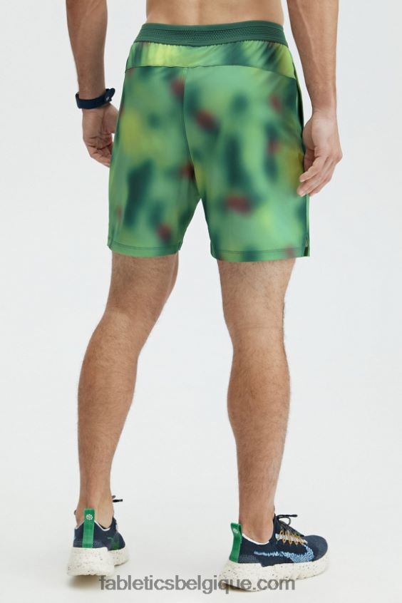 le court fondamental 165 Hommes Fabletics 404P0T3344 flou vert azur