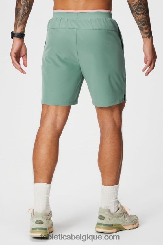 le court fondamental ii 146 Hommes Fabletics 404P0T3203 thym gris perforé