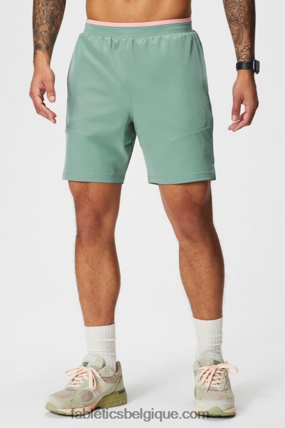 le court fondamental ii 146 Hommes Fabletics 404P0T3203 thym gris perforé