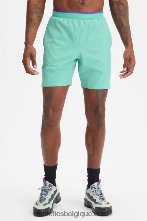 le court fondamental ii 146 Hommes Fabletics 404P0T3206 brume de menthe perforé