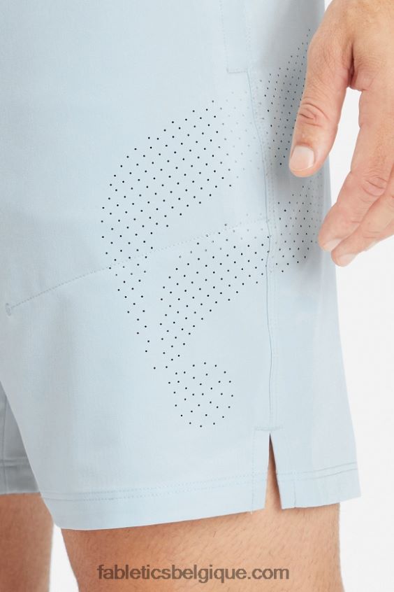 le court fondamental ii 147 Hommes Fabletics 404P0T3209 frêne bleu perforé