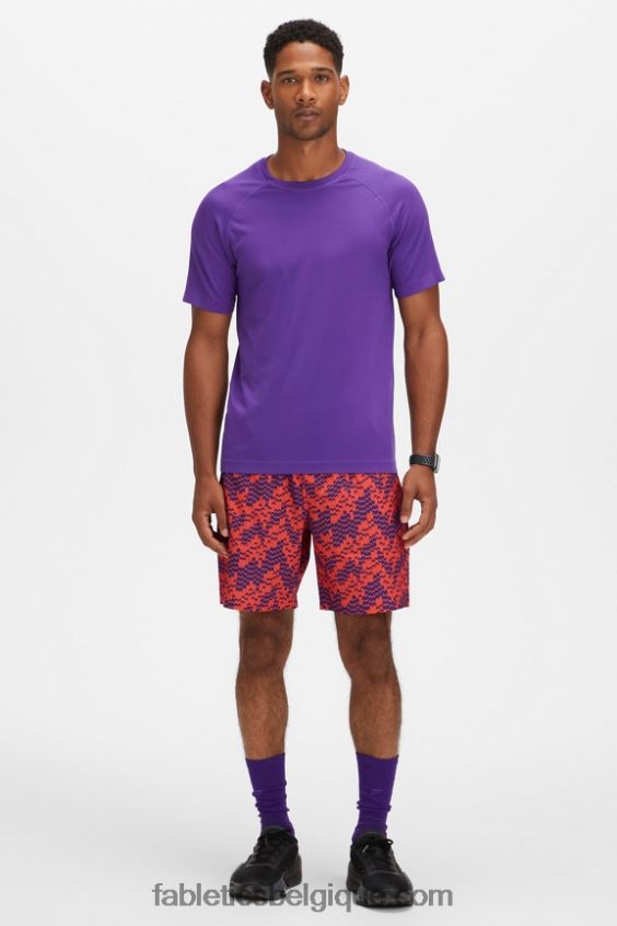 le court fondamental ii 148 Hommes Fabletics 404P0T3213 infrarouge