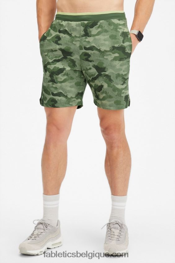 le court fondamental ii 149 Hommes Fabletics 404P0T3221 camouflage vert tactique
