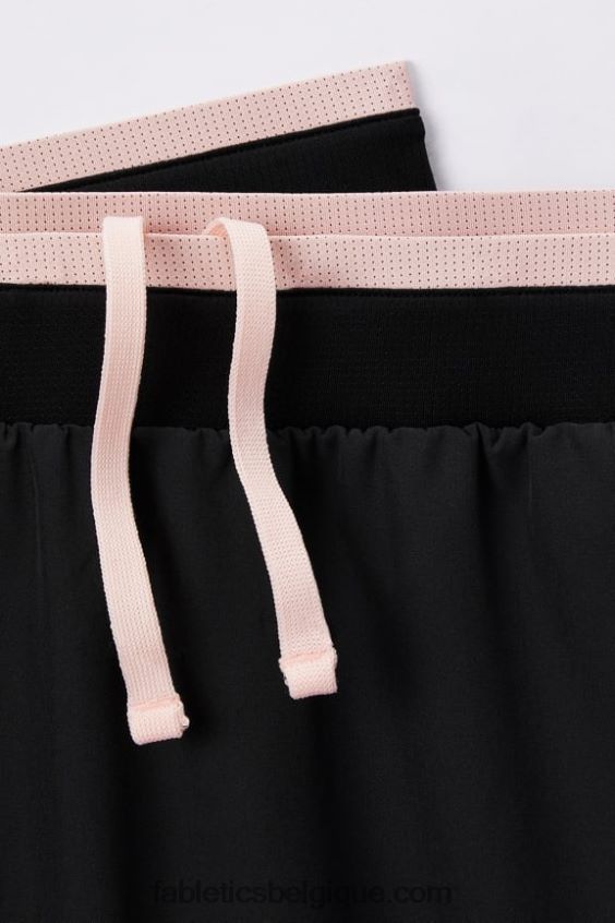 le court fondamental ii 150 Hommes Fabletics 404P0T3225 crème au beurre noir/rose