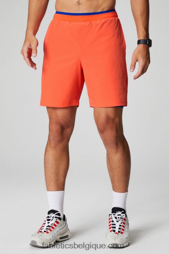 le court fondamental ii 158 Hommes Fabletics 404P0T3264 orange passion