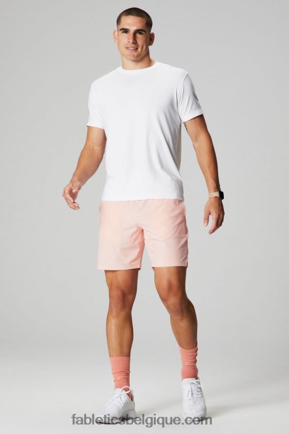 le court fondamental ii 158 Hommes Fabletics 404P0T3265 crème au beurre rose