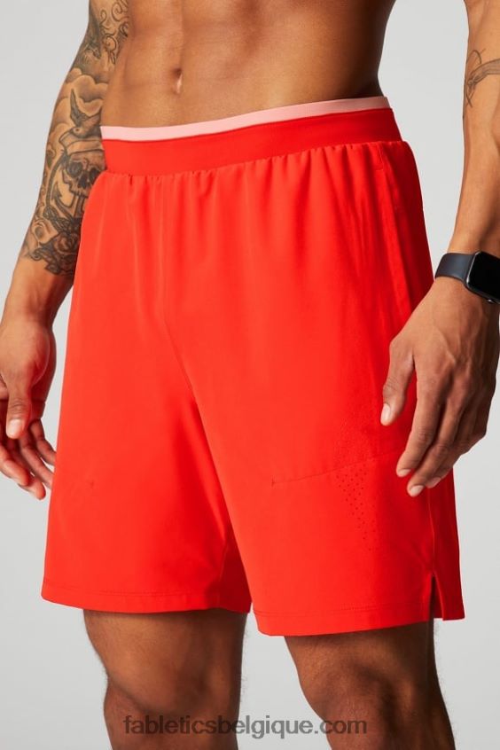 le court fondamental ii 160 Hommes Fabletics 404P0T3272 lueur de feu perforé