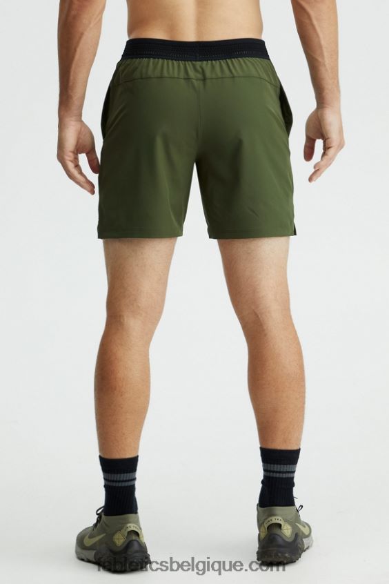 le court métrage fondamental 166 Hommes Fabletics 404P0T3346 olive verte